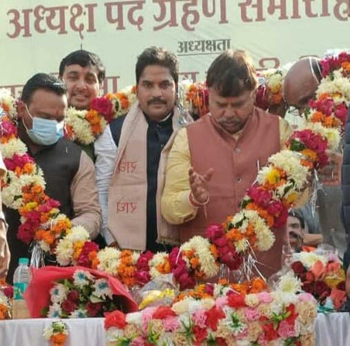 राम अवतार सिंह बैस ने डॉ भगवत सहाय कॉलेज में जनभागीदारी अध्यक्ष का पदभार ग्रहण किया